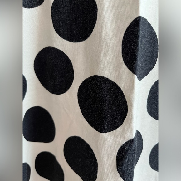 Uniqlo Marimekko Womens Polka Dot Round Neck Dress Short Sleeve Side Pocket - Picture 7 of 7